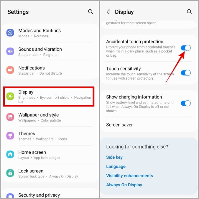 Enable-Accidental-Touch-Protection-on-Samsung-Phone-675x675 أفضل 7 طرق لإصلاح اللمسة الخفية على هواتف Samsung Galaxy