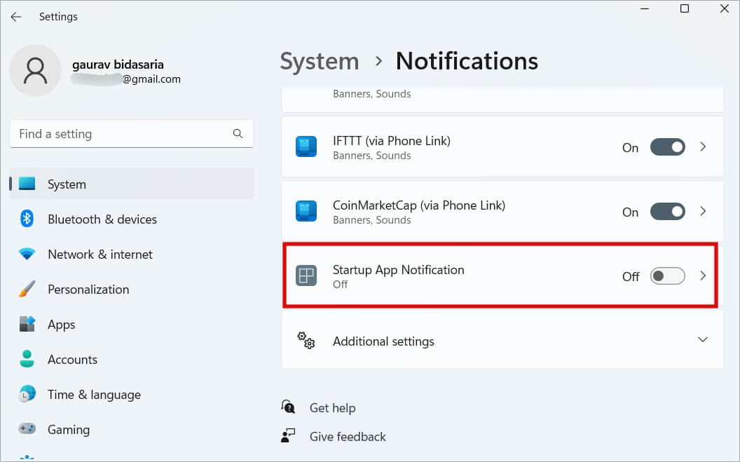 Enable-and-Customize-Startup-App-Notifications-on-Windows-3-1056x659 كيفية تمكين وتخصيص إشعارات تطبيق بدء التشغيل على Windows 11