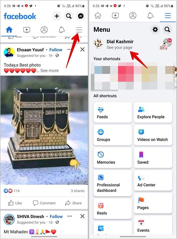 Facebook-Mobile-New-Pages-Profile-Open-675x912 أين تجد أدوار الصفحة على Facebook
