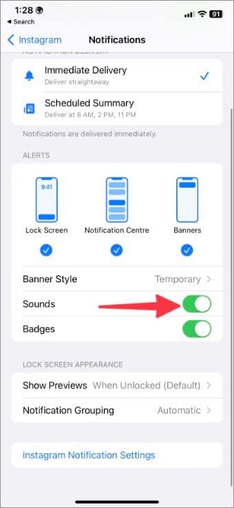 Fix-Instagram-Notification-sound-not-working-9-340x736 أفضل 7 طرق لإصلاح عدم عمل صوت الإشعار على Instagram