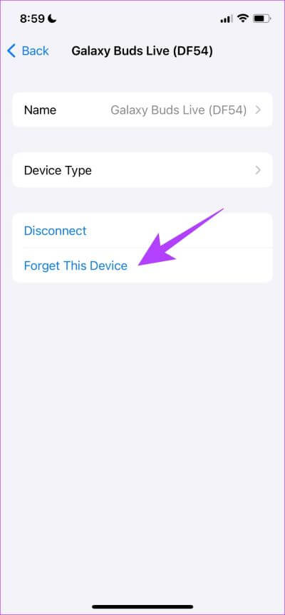 Forget-Device-400x864 أفضل 11 إصلاح لتأخر صوت Bluetooth على iPhone و Android