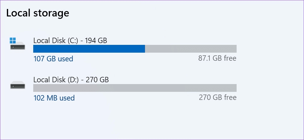Free-up-space-on-Windows-without-deleting-apps-9 أفضل 6 طرق لتحرير وتفريغ مساحة التخزين على Windows 11 دون حذف التطبيقات
