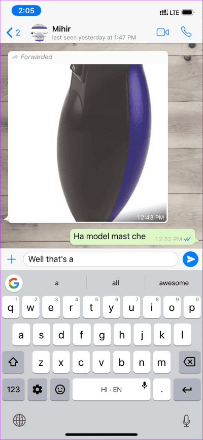 Gboard-Suggestion_935adec67b324b146ff212ec4c69054f مقارنة لوحات المفاتيح Stock مقابل Gboard مقابل SwiftKey على iPhone