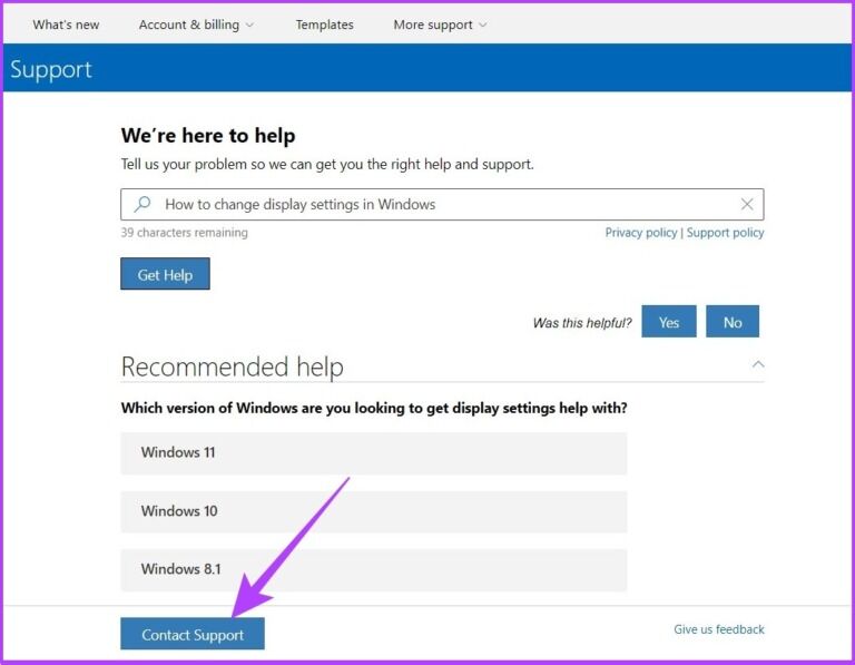 Get-Help-in-Windows-29-768x597-1-768x597 7 طرق للحصول على المساعدة في Windows 10 و Windows 11