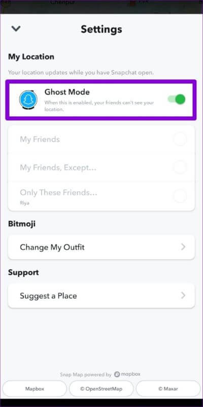 Ghost-Mode-on-Snapchat-512x1024-1-400x800 كيفية استخدام خارطة Snap على Snapchat