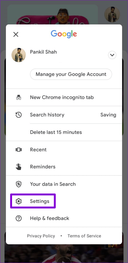 Google-App-Settings-3-500x1024-1 كيفية تغيير صوت "مساعد Google" على هاتفك أو مكبّر الصوت الذكي