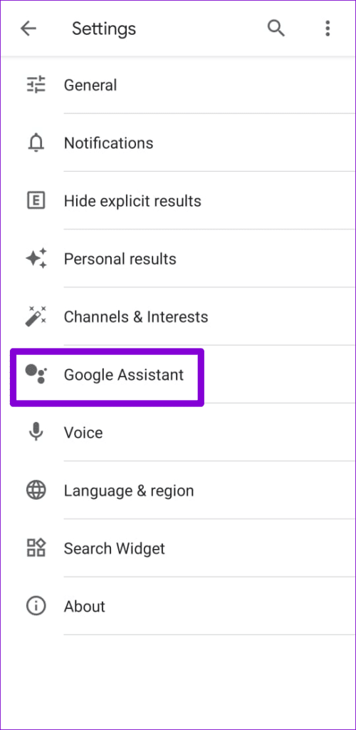 Google-Assistant-Settings-on-Android-2-500x1024-1 كيفية تغيير صوت "مساعد Google" على هاتفك أو مكبّر الصوت الذكي