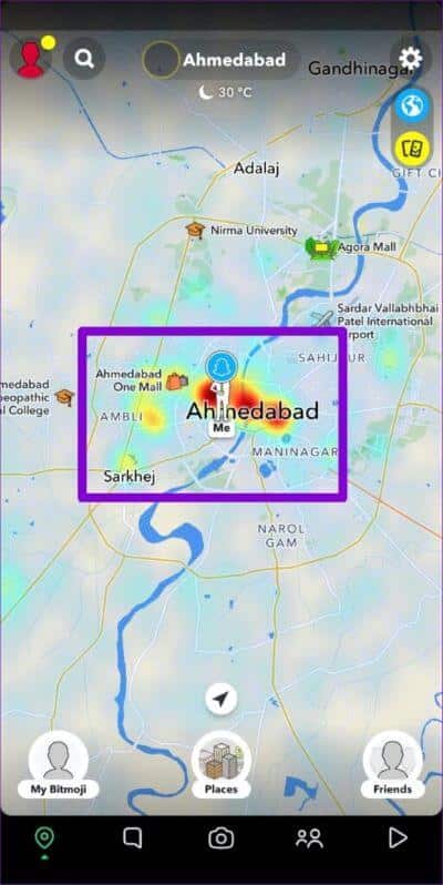 Heatmaps-in-Snap-Map-513x1024-1-400x798 كيفية استخدام خارطة Snap على Snapchat