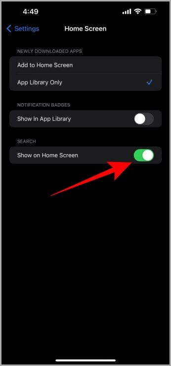 كيفية إزالة شريط البحث (Spotlight) من أسفل شاشة iPhone الرئيسية - %categories