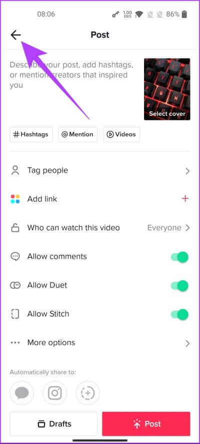 How-to-Delete-Videos-on-TikTok_10-400x885 كيفية حذف فيديو TikTok على Android و iPhone والكمبيوتر