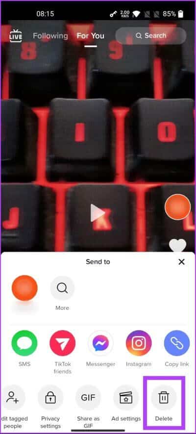 How-to-Delete-Videos-on-TikTok_15-400x885 كيفية حذف فيديو TikTok على Android و iPhone والكمبيوتر