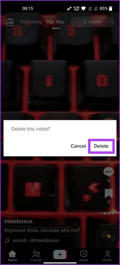 How-to-Delete-Videos-on-TikTok_16-400x885 كيفية حذف فيديو TikTok على Android و iPhone والكمبيوتر