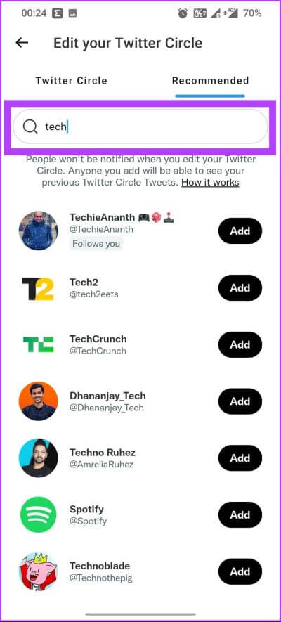 كيفية إنشاء واستخدام Twitter Circle على Android و iOS - %categories