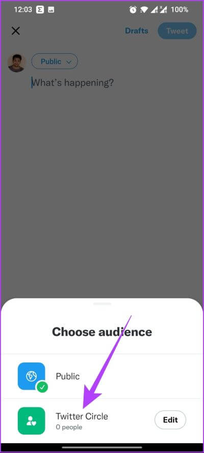 How-to-Make-a-Twitter-Circle4-400x885 كيفية إنشاء واستخدام Twitter Circle على Android و iOS