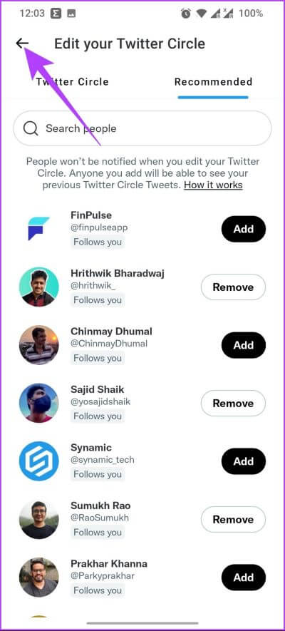 How-to-Make-a-Twitter-Circle7-400x885 كيفية إنشاء واستخدام Twitter Circle على Android و iOS
