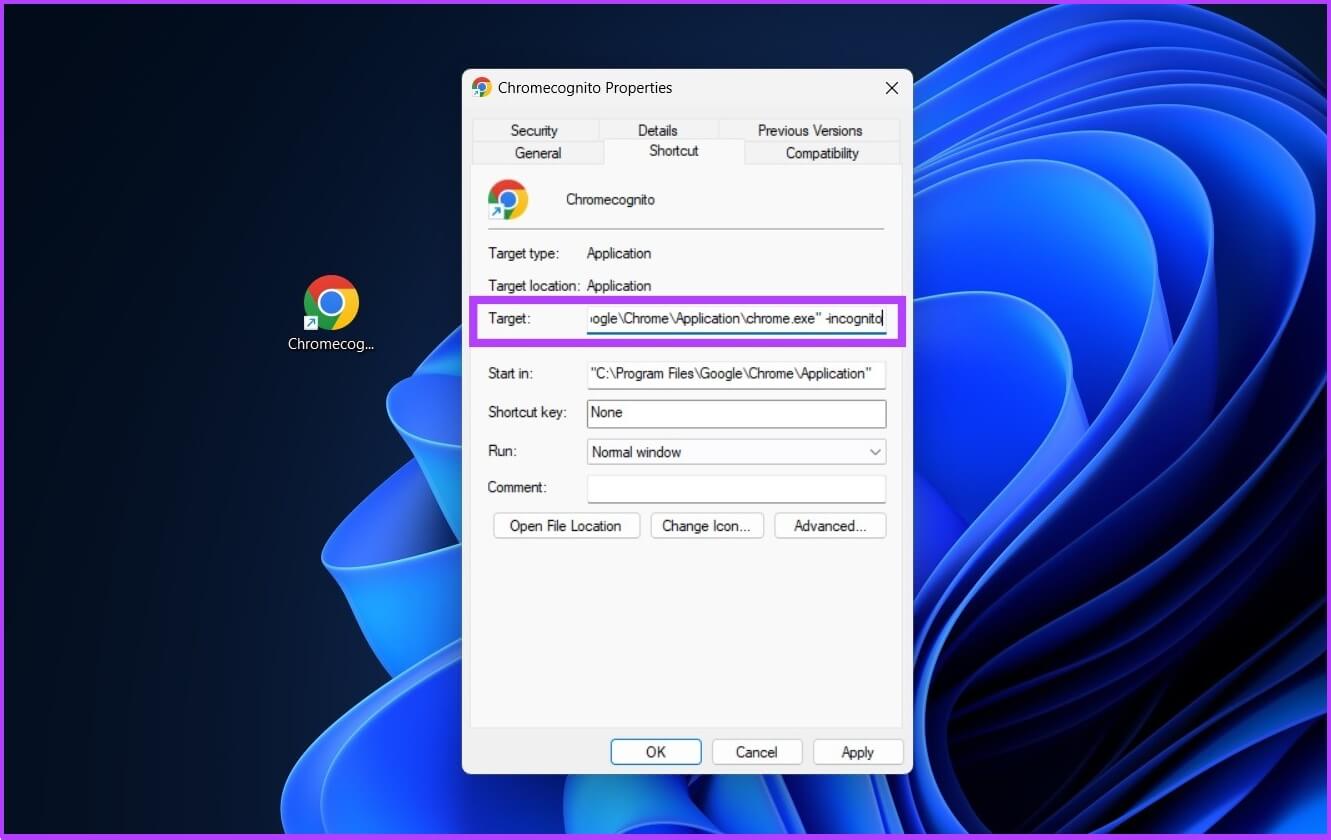 Incognito-Mode-Shortcut-on-Windows-16-1331x840 كيفية إعداد وضع التصفح المتخفي على نظام Windows