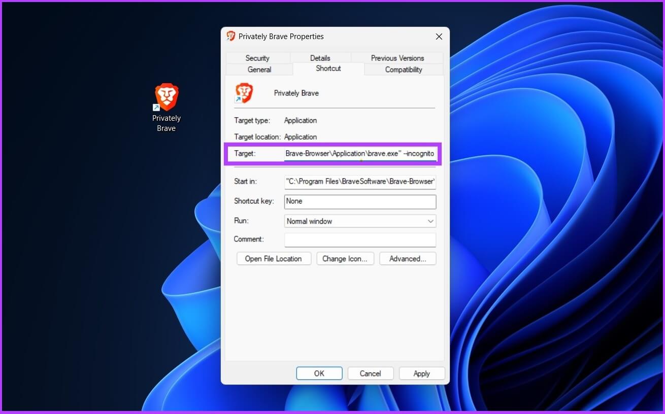 Incognito-Mode-Shortcut-on-Windows-7-1310x816 كيفية إعداد وضع التصفح المتخفي على نظام Windows