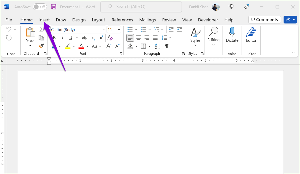 Insert-in-Word كيفية إدراج مقاطع فيديو في مستند Microsoft Word