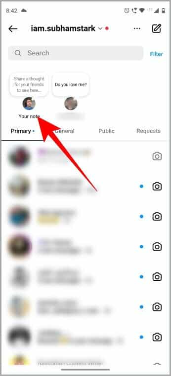Instagram-DMs-346x762 كيفية نشر الملاحظات على Instagram
