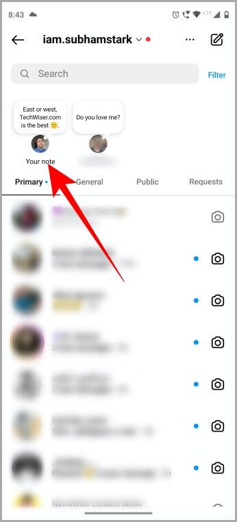 Instagram-Notes-in-DMs-346x762 كيفية نشر الملاحظات على Instagram