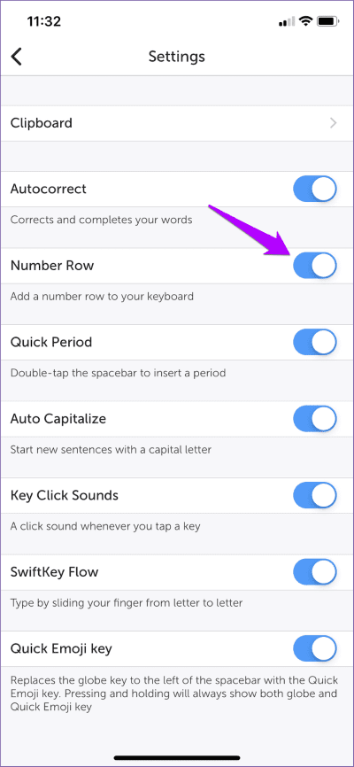 Iphone-Keyboards-With-Numbers-3_935adec67b324b146ff212ec4c69054f أفضل 5 لوحات مفاتيح iPhone مع صف أرقام في الأعلى