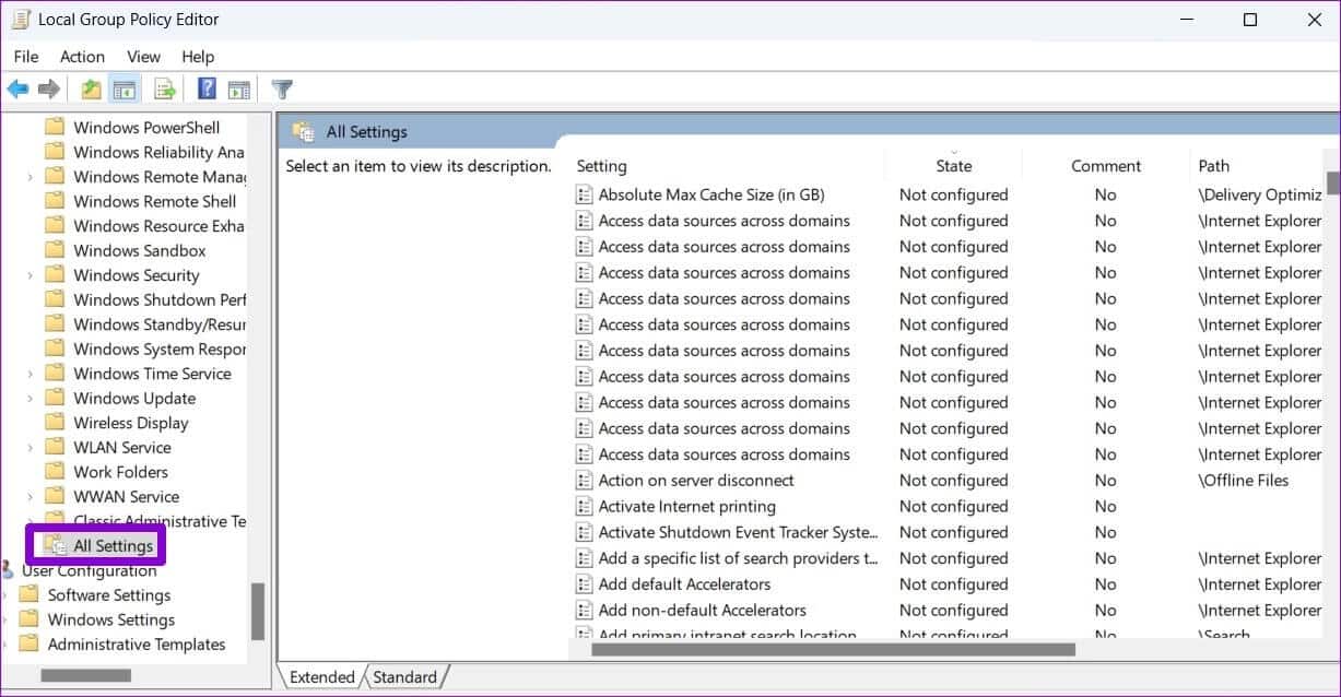 Local-Group-Policy-Editor-1227x638 أفضل طريقتين لإعادة تعيين إعدادات نهج المجموعة المحلية على Windows 11