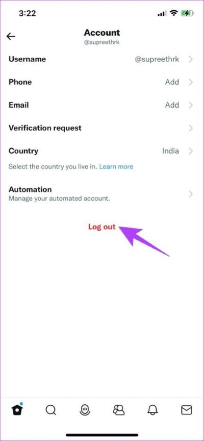 Log-Out-474x1024-1-400x864 12 طريقة لإصلاح عدم عمل Twitter على iPhone و Android