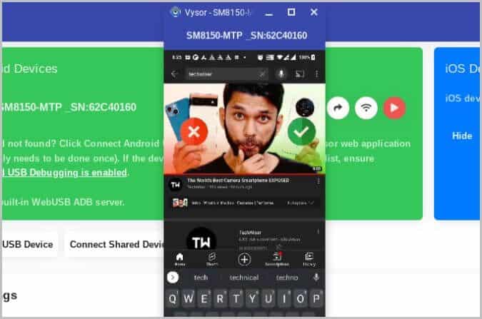 Mirroring-Android-phone-on-Chromebook-using-Vysor-675x447 4 طرق لعكس هاتف Android على Chromebook