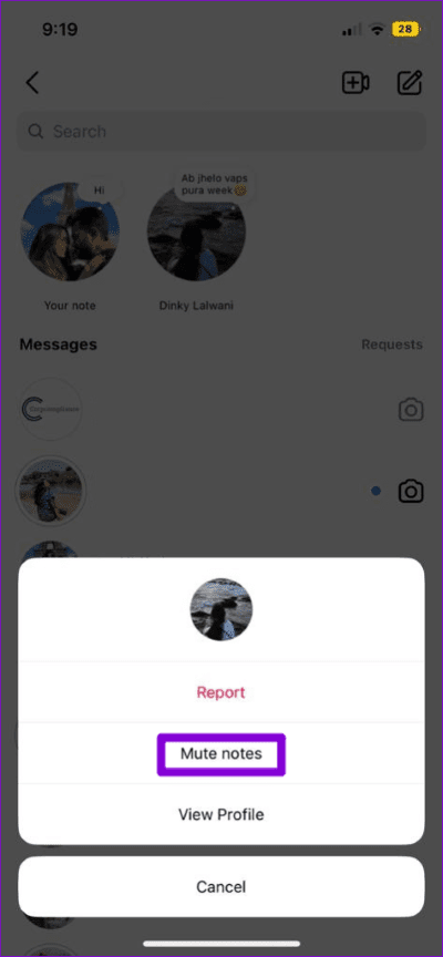 Mute-Instagram-Notes-474x1024-1 كيفية استخدام ملاحظات Instagram