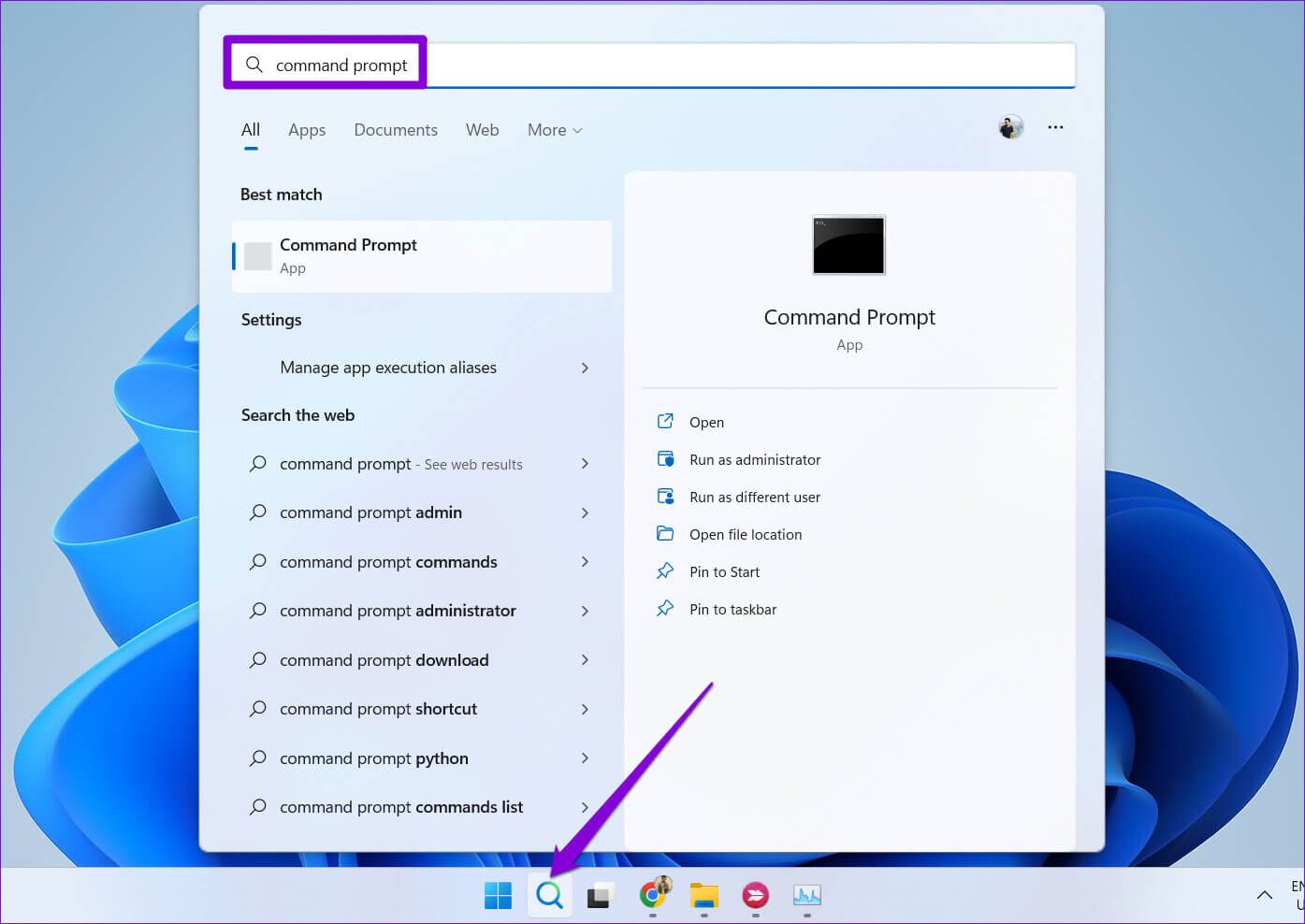 Open-Command-Prompt-on-Windows-1395x988 أفضل 6 طرق للتبديل بين حسابات المستخدمين في Windows 11
