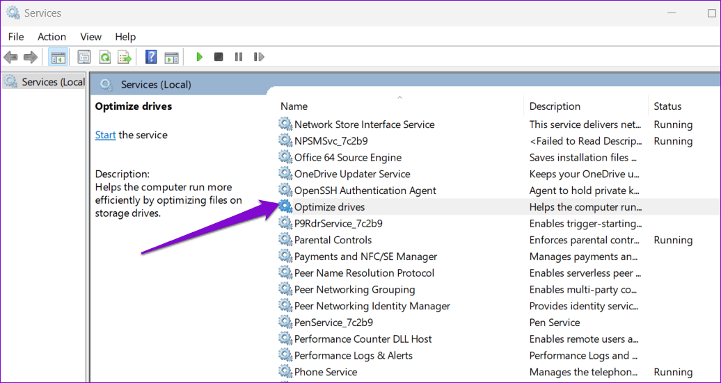 Optimize-Drives-Service أفضل 7 طرق لإصلاح بطئ نقل ملفات USB في Windows 11