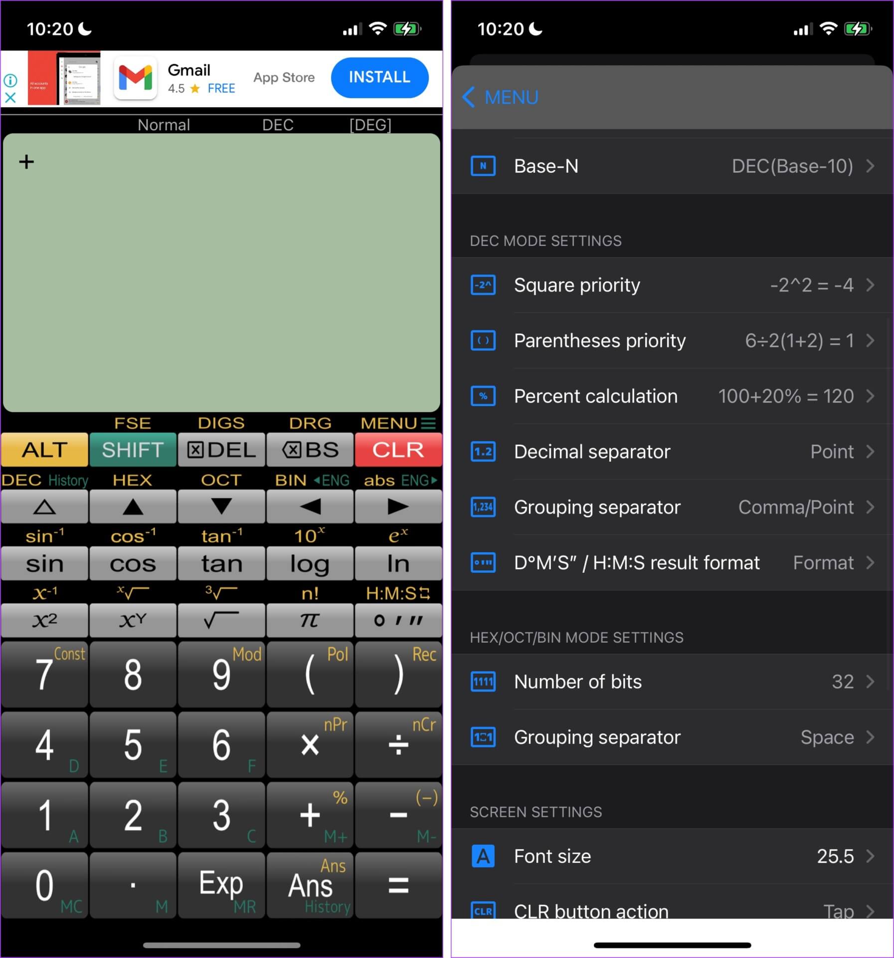 Panecal-Calculator-1793x1920 أفضل 7 تطبيقات حاسبة مجانية لـ iPhone