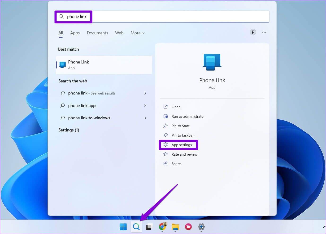 Phone-Link-App-Settings-1379x988 أفضل 7 طرق لإصلاح عدم عمل تطبيق Phone Link على Windows 11
