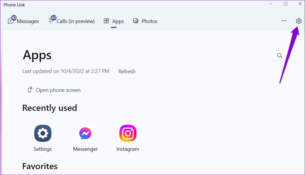 Phone-Link-Settings أفضل 7 طرق لإصلاح عدم عمل تطبيق Phone Link على Windows 11