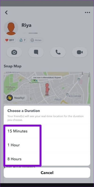 Pick-Duration-for-Live-Location-on-Snapchat-513x1024-1-400x798 كيفية استخدام خارطة Snap على Snapchat