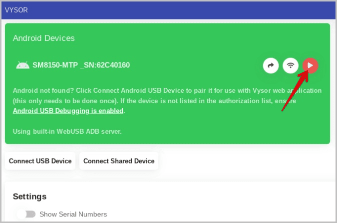 Playing-Android-phone-on-Vysor 4 طرق لعكس هاتف Android على Chromebook