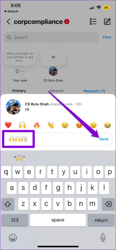 Reply-to-Instagram-Note-1-474x1024-1 كيفية استخدام ملاحظات Instagram