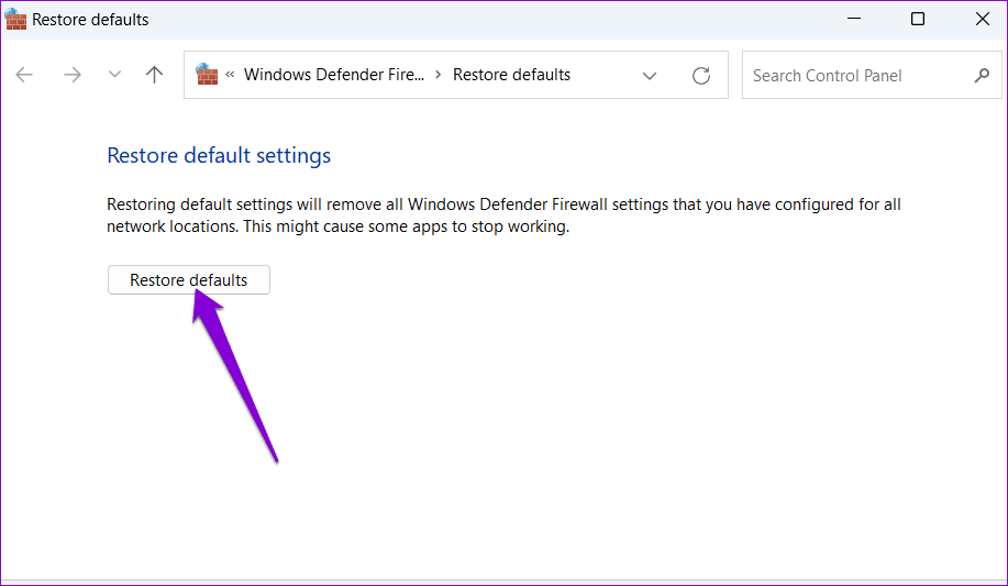 Reset-Firewall-Windows أفضل 5 طرق لإعادة تعيين إعدادات جدار الحماية في Windows 11