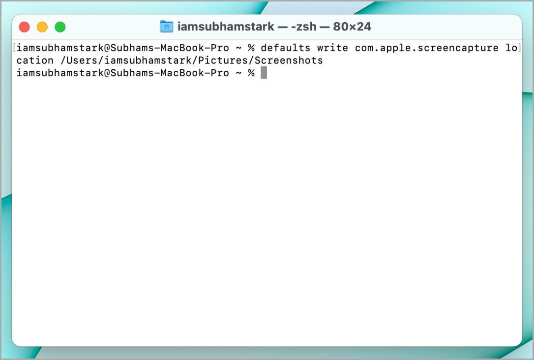 Running-command-in-Terminal-on-Mac-1-1086x733 طريقتان لتغيير مكان حفظ لقطات الشاشة على جهاز Mac