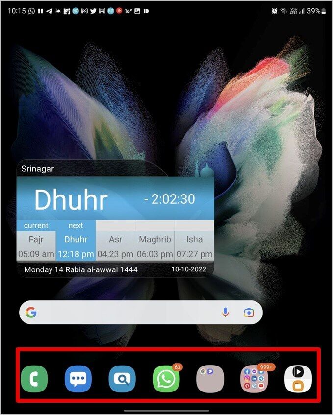 Samsung-Galaxy-Fold-Taskbar-Add-Apps-679x847 9 نصائح لاستخدام شريط المهام في هواتف Samsung Galaxy Fold