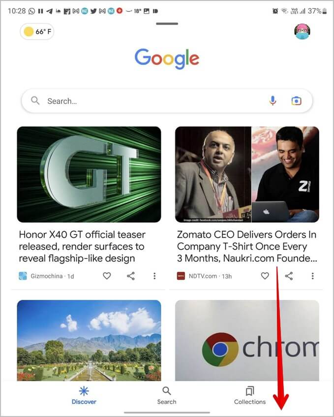 Samsung-Galaxy-Fold-Taskbar-Unhide-679x847 9 نصائح لاستخدام شريط المهام في هواتف Samsung Galaxy Fold