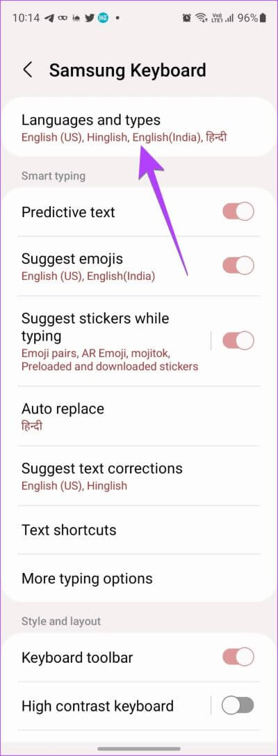 Samsung-Keyboard-Languages-and-Types-1-400x1086 كيفية تغيير لغة الكتابة في WhatsApp على Android و iPhone