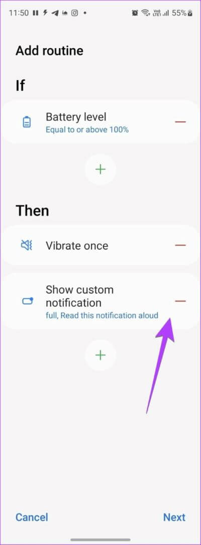 Samsung-Settings-Bixby-Action-Reorder-566x1536-1-400x1086 كيفية الحصول على إشعار الشحن الكامل للبطارية على هواتف Android