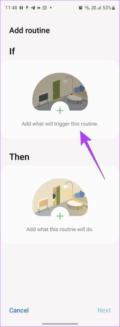 Samsung-Settings-Bixby-If-Condition-566x1536-1-400x1086 كيفية الحصول على إشعار الشحن الكامل للبطارية على هواتف Android