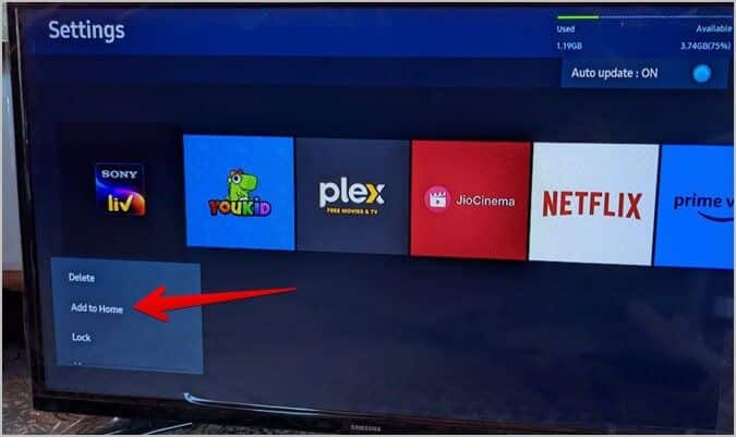 Samsung-TV-Apps-Add-to-Home-675x401 كيفية إضافة التطبيقات وإزالتها وإدارتها على Samsung Smart TV
