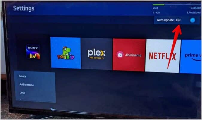 Samsung-TV-Apps-Auto-Update-675x401 كيفية إضافة التطبيقات وإزالتها وإدارتها على Samsung Smart TV