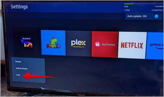 Samsung-TV-Apps-Lock-675x401 كيفية إضافة التطبيقات وإزالتها وإدارتها على Samsung Smart TV
