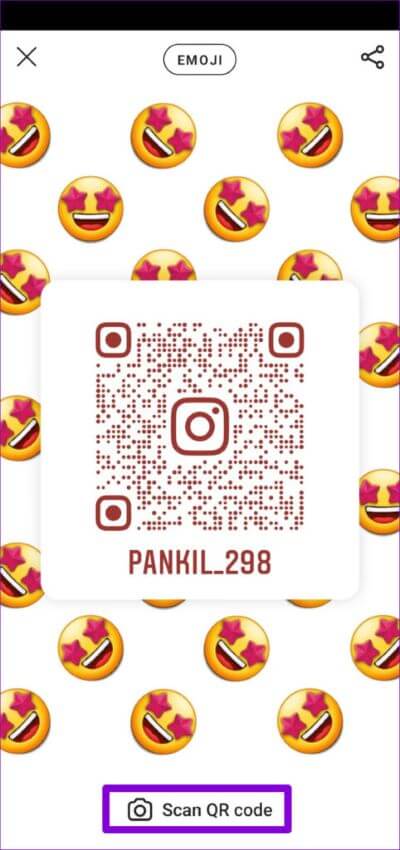Scan-QR-Code-on-Instagram-482x1024-1-400x850 كيفية إنشاء رمز الاستجابة السريعة QR لملفات التعريف والمنشورات والريلز والمواقع على Instagram