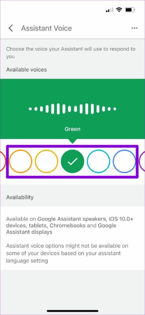 Select-Google-Assistant-Voice-on-iPhone-474x1024-1-474x1024 كيفية تغيير صوت "مساعد Google" على هاتفك أو مكبّر الصوت الذكي