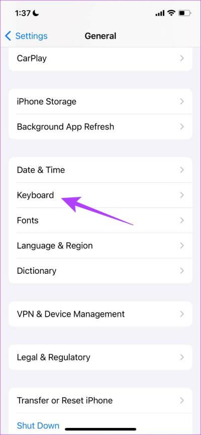 Select-Keyboard-400x864 10 إصلاحات لعدم عمل Spotlight Search على iPhone و iPad